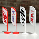 LDARC X43 V64 1/43 1/64 1/72 Mini Drift RC Car Parts Road Cone Indicator Street Sign Decoration Set Vehicles Models Spare Accessories SK177