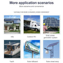 12V/24V MPPT Solar Charge Controller Regulator Colorful Screen For Lifepo4 GEL Lithium Lead Acid Battery 30/40/50/60/70/80/90/100A