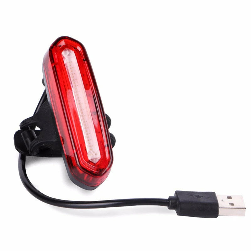 INBIKE Bike Taillight 600mAh Battery 4 Light Modes USB Rechargeable Waterproof Bicycle Rear Light for Night Cycling