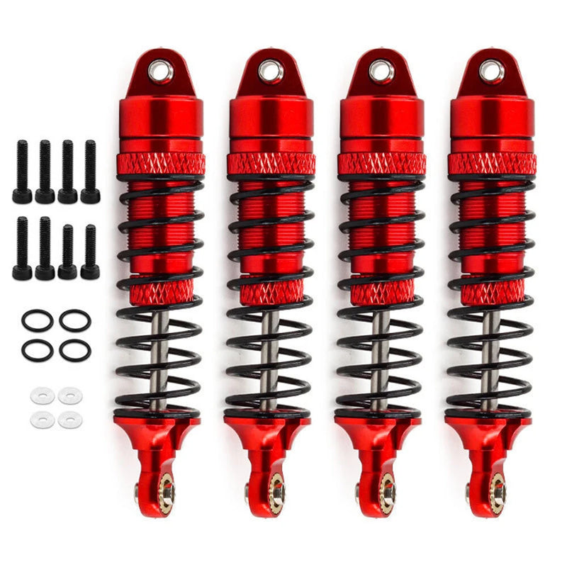 4PCS Upgraded Shock Absorbers Dampers for 1/18 LaTrax RC Cars Vehicles Models Spare Parts Accessories