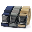 TUSHI 2023 Tactical Belt 125cm*3.8cm Nylon Polyester Waistband Metal Quick Release Buckle Men Tactical Girdle