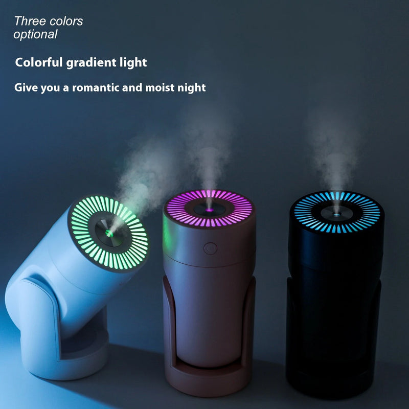 Smart Humidifier Air Purifier Shaking Head Humidifier Bedroom Small Portable Car Humidifier Fog Water Replenishment Atomizer for Home and Office