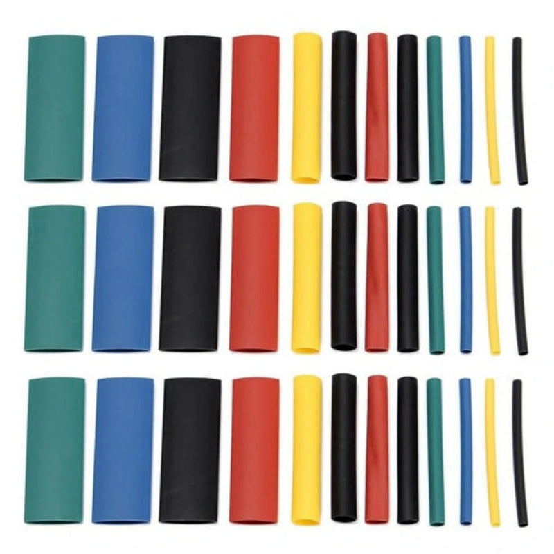 530pcs Heat Shrink Tubing Insulation Shrinkable Tube Assortment Electronic Polyolefin Ratio 2:1 Wrap Wire Cable Sleeve Tubes Kit