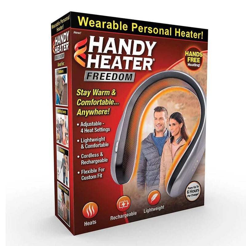Portable Cordless Heater Neck Heater Personal Wearable Electric Heater 4-Speed Temperature Cordless Charging Personal Heater Outdoor Heater