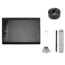 10x6 Inch Professional Graphics Drawing Tablet 12 Express Keys with for Mac Windows for Painting Designing Online Course