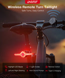 LAOTIE BU10 Wireless Remote Bike Headlight 1600Lm Super Bright Cut-off Line Design 4000mAh Battery Phone Emergency Power Bank IPX5 Waterproof Fast Charge Digital Display Smart Overhang Front Light for Universal Road Bikes MTB Bikes