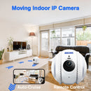ESCAM QF011 2MP 1080P Smart Pet Robot Camera Baby Monitors Smart Home Presence Detection Remote APP Control Monitor Night Vision Two-way Intercom Preventing Collisions Cat Toy Ball Recgmesotion Tracking Camera Anti-theft Machine