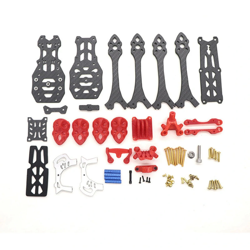 HSKRC MAK5 225mm Wheelbase 3K Carbon Fiber 5 Inch Freestyle Frame Kit Support DJI Air Unit Digital System for RC Drone FPV Racing