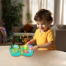 Multifunctional Electric Interactive Musical Moth Toddlers Baby Educational Sound and Light Children's Early Education Toy