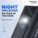 CYCLAMI AM6 Mini Electric Bike Pump 130 PSI Portable Air Inflator Lightweight Tire Pump for Road MTB Bicycle