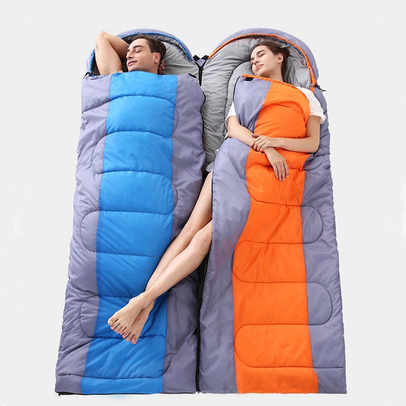 1800g Camping Sleeping Bag For -15~15 Temperature, Ultralight Waterproof 4 Season Warm Envelope Backpacking Sleeping Bags for Outdoor Traveling Hiking