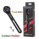CYDY 3K Matte Edge Bike Computer Holder Carbon Fiber GPS Odometer Handlebar Holder Extension Mount