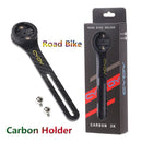 CYDY 3K Matte Edge Bike Computer Holder Carbon Fiber GPS Odometer Handlebar Holder Extension Mount