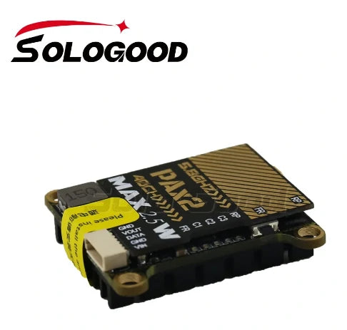 SoloGood 5.8Ghz 2.5W 40CH 25/400/800/1500/2500mW Adjustable MMCX VTX FPV Transmitter For RC Long Range Racing Drone