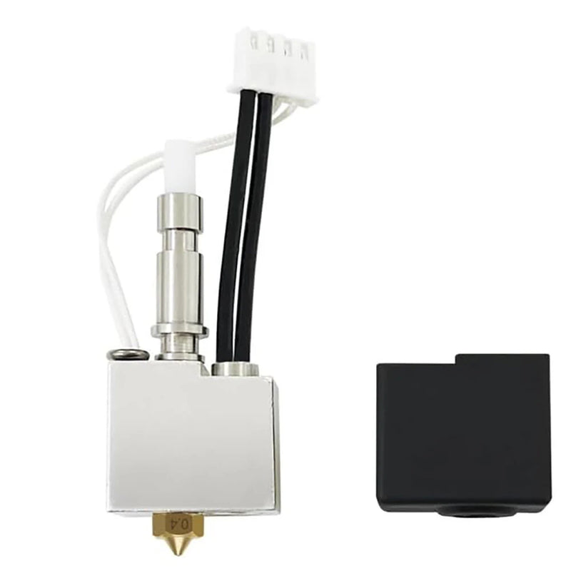 Anycubic Kobra S1 Hotend Extruder Kit 320C High Temperature 24V 50W Heater 0.4mm Nozzle Ceramic Throat Tube for PLA TPU PETG ABS ASA 3D Printer Parts