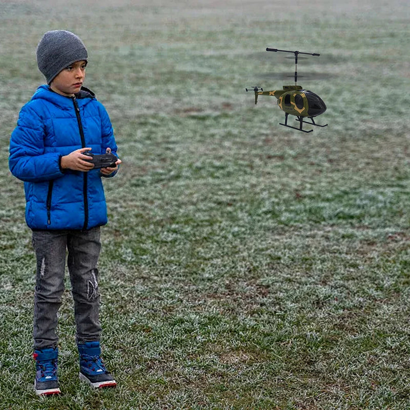 S016C 2.4G Alloy Electric 4CH Wireless Remote Control Long Endurance RC Helicopter