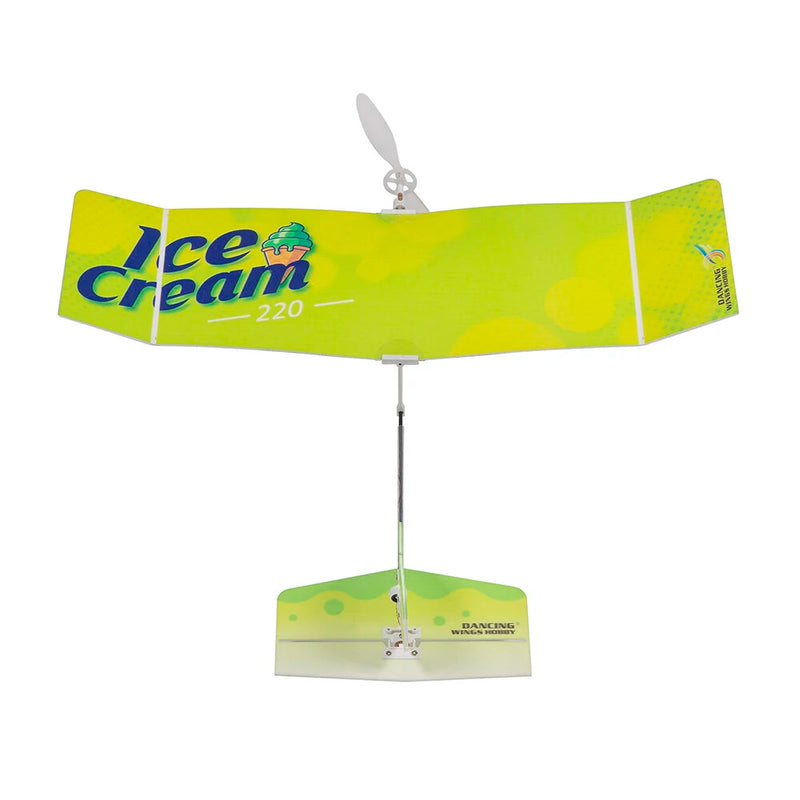 Dancing Wings Hobby E23 ICE CREAM 220mm Wingspan 2.4GHz 3CH PP Foam Mini Indoor RC Airplane RTF