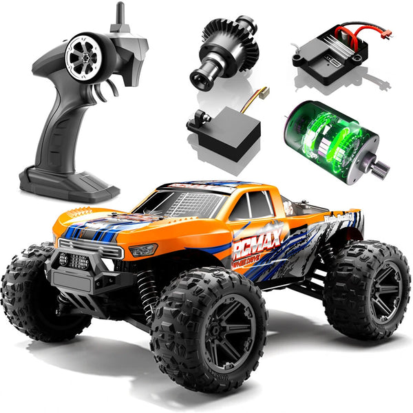 SMRC 8619 RTR 1/14 2.4G 4WD 38km/h RC Car High Speed Short Course Off-Road Truck LED Light Full Proportional Vehicles Models Toys