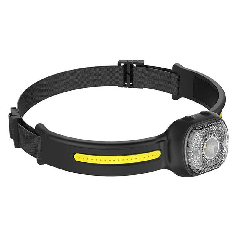 600 Lumens XPG+COB LED Headlamps USB Rechargeable  Headlight With Safety Light Waterproof Portable Head Lamp For Cycling Fishing Working Searching