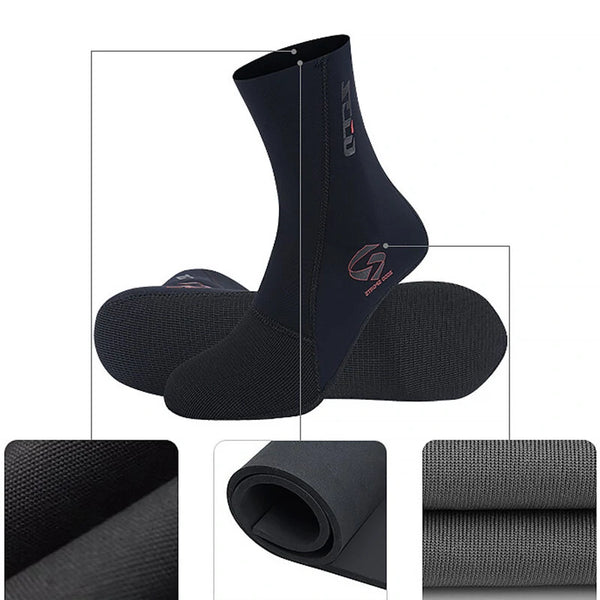 ZCCO 1.5mm Diving Socks Super Elastic Comfortable Swimming Warmth Increased Anti Slip Wear Resistant Beach Wading Socks