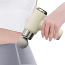 COSHARE Mini Muscle Massage Gun Portable Fascia Gun Electric Massage Gun 6-Speed Adjustable Fitness Muscle Relaxation Massager