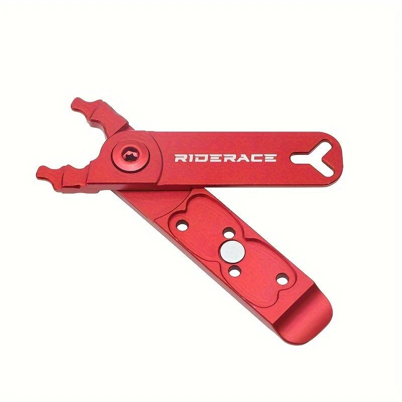 RIDERACE Aluminum Alloy Bicycle Chain Pliers Mini MTB Bike Quick Removal Install Plier Cycling Chain Buckle Open Close Clamp Repair Tools