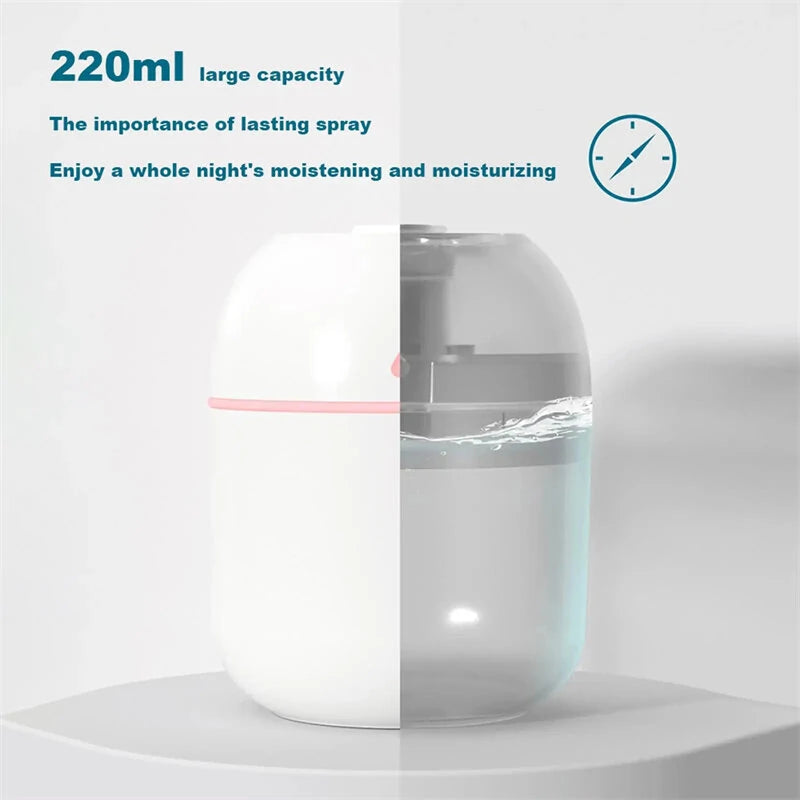 USB Aroma Diffuser Humidifier Sprayer Portable Home Appliance 220ml Electric Humidifier Desktop Home Fragrance Perfumes Diffuser