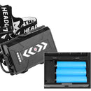 XHP70 Bright LED Headlamp Long-Range Rechargeable Adjustable Focus Outdoor Headlight Head Light