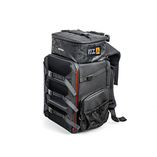 HGLRC 33.5L Waterproof and Solid Type Outdoor Travel Camera FPV Backpack Set / Rain Cover / Lumbar Support / Battery Explosion-proof Bag Support 16 Inch Laptop Tripod for RC Drone FPV Racing