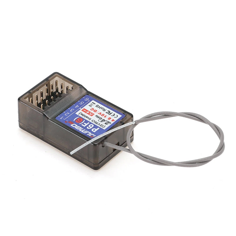 DUMBORC P6F(G) 2.4GHz 6CH RC Receiver Support Gyro for X4 X5 X6 X6PM Radio Transmitter Remote Controller