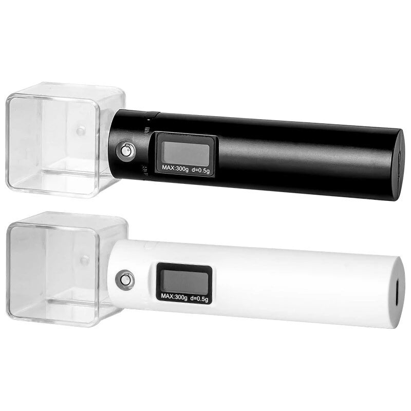 Rechargeable Coffee Bean Measuring Spoon Portable Electronic Coffee Scale Measuring Spoon Built-in Level Gram Scale Rechargeable Detachable Coffee Bean Measuring Spoon