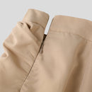 INCERUN Mens Deconstructed Ruched Design Pant Fashion Solid Color Casual Long Trousers with Side Zipper Large Size for Men S-5XL