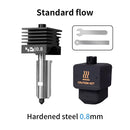 for H2D/A1/A1mini Hotend Bambu Lab H2D Hotend Kit 0.2/0.4/0.6/0.8mm Nozzle H2D High Flow Hotend Standard Flow Hot End