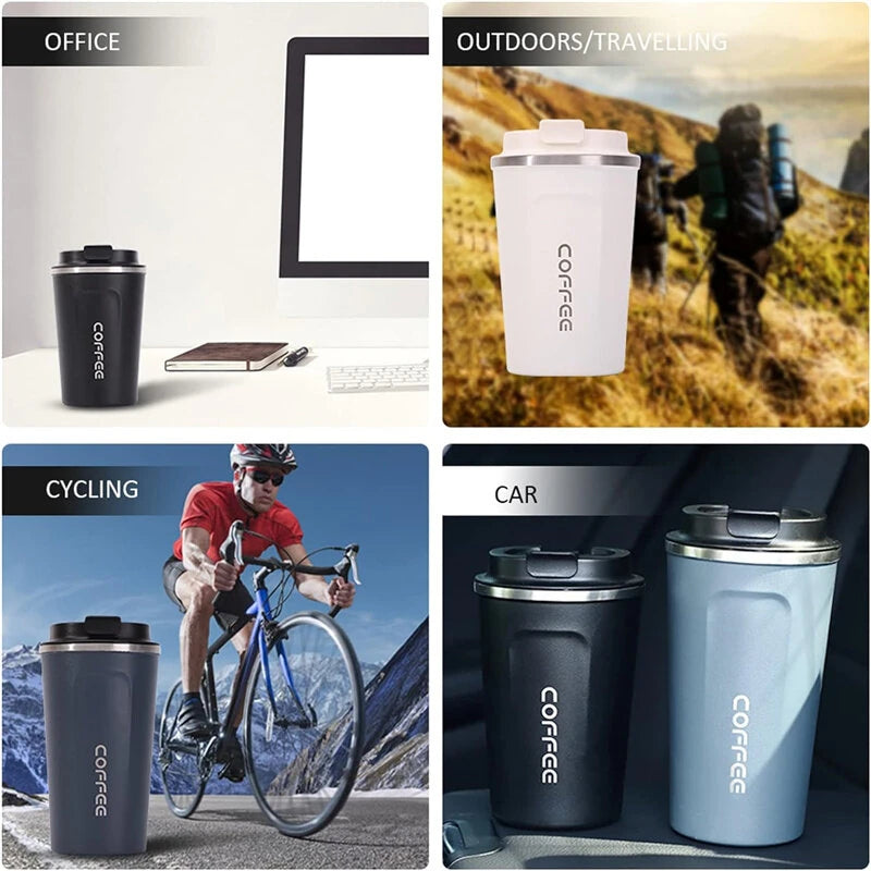 380ml Stainless Steel Thermos Flask Vacuum Insulated Water Bottle Thermos Flask for Insulated Reusable Tumbler Cup for Coffee, Tea, and Soda