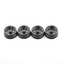QY3D 4PCS MNRC MN82 1/12 RC Car Parts Tires Wheels Rims for TOYOTA Land Cruiser LC79 Vehicles Models Spare Accessories