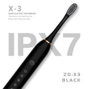 Ultrasonic Electric Toothbrush USB Charging Toothbrush for Adults Children Soft Bristles Portable Waterproof Brush Kit with 4 Brush Heads