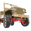 Upgraded Full Metal Front Rear Door Bridge Axle for JJRC C8815 1/10 Willys Army Truck Retro RC Car Vehicles Models Spare Parts Accessories