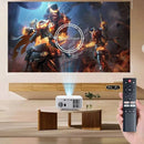 Salange P92MAX Smart Projector Android 13 Netflix Officially Licensed 12000 Lumens 1080P Native Auto Focus Keystone WiFi 6 Bluetooth 5.2 4K Supported Smart Home Cinema