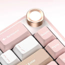 RK RKR65 Tri-mode Mechanical Gaming Keyboard with Knob Hot Swappable Gasket Structure 66 keys RGB Yanyu Switch 65% Layout Customized Keyboards