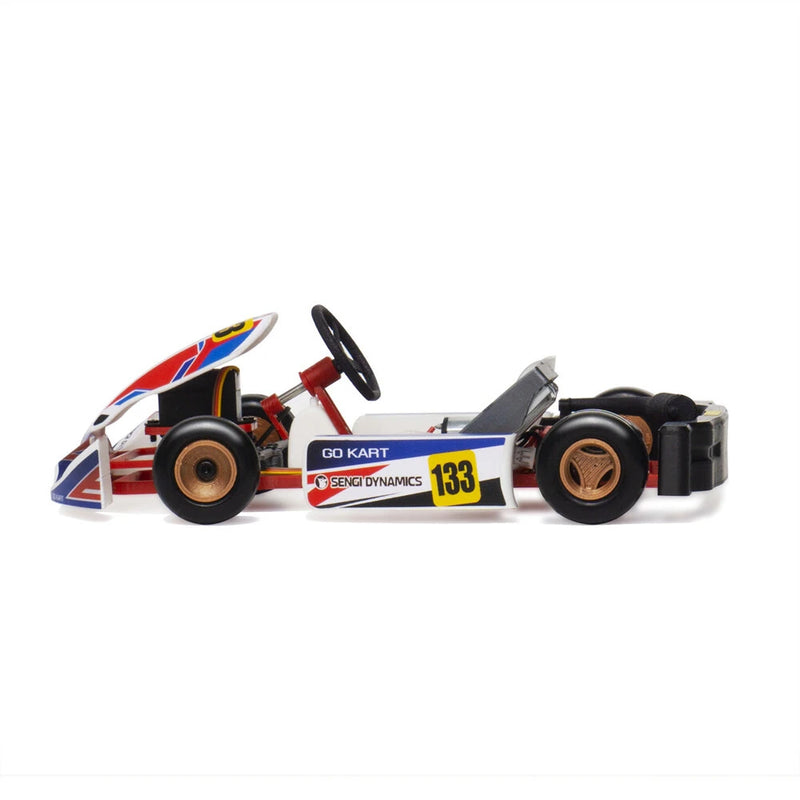 MinimumRC Sengi Kart-80 Micro Scale RC Car Go Kart Kit Unassembled Mini Vehicles Models DIY Toys