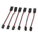 10 PCS JR Plug Male to Female Servo Extension Cable 3P 100mm 30Core for Futaba and JR Servos / RC Cars Airplanes Helicopters