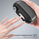 Electric Nail Clipper 3-in-1 Automatic Fingernail Trimmer Polisher & Clip Storage with LED Light USB Rechargeable Safety Nails Cutter for Baby Kids Adult Seniors