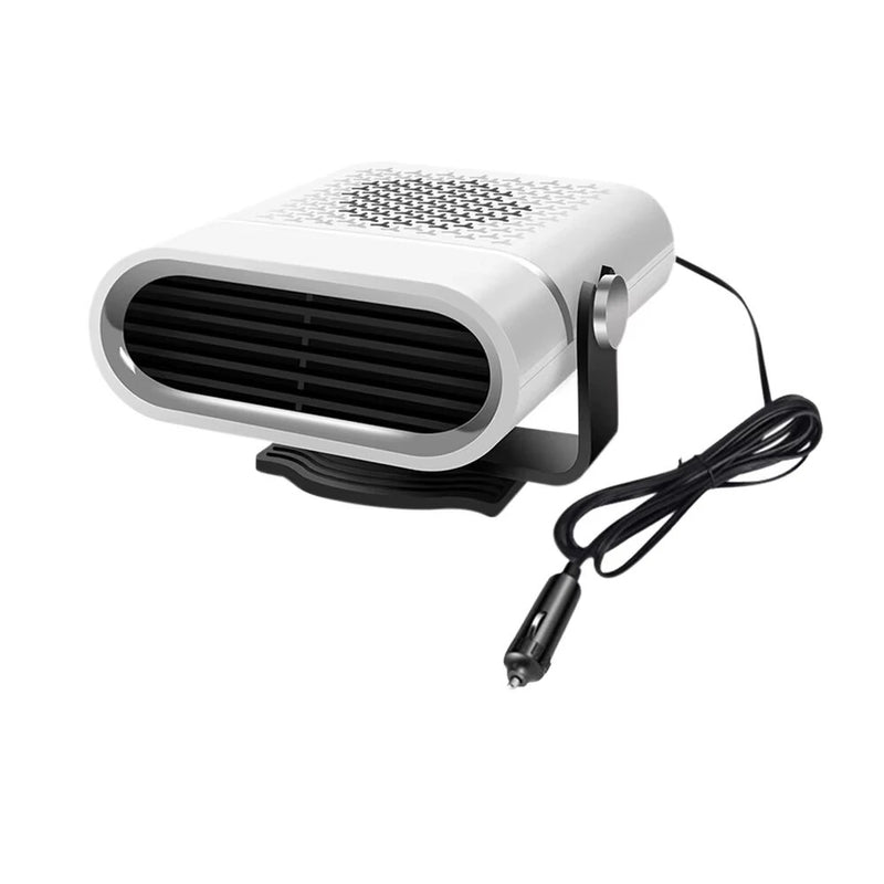 IPRee 360 Degree Portable Auto Heater ABS Heating Cooling Fan for Cars Trucks Car Accessories 12/24V
