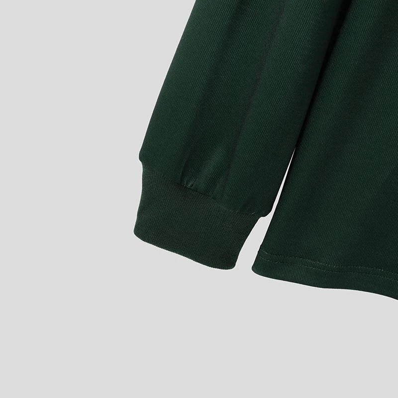 INCERUN Mens Color Block Long-Sleeve Pullover Hoodie Casual Comfortable Crew Neck Top for Male S-5XL