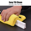 Bathroom Kitchen Foldable Water Stopper Self-adhesive Rubber Dam Shower Barrier White/Transparent