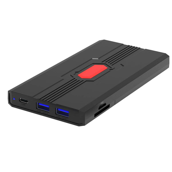 Bakeey D139 2.5inch Mobile Hard Disk Box Type-C to SATA Portable SSD Enclosure with USB3.0*2/SD/TF Card Slot Hub Support 4TB Capacity