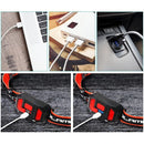COB LED Headlight with Red Strobe Warning USB Rechargeable Headlight Red Light Floodlight Perfect for Riding and Working Head Lamp