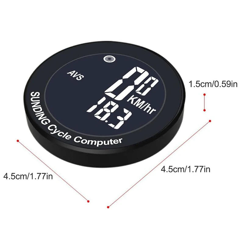 SunDing Wireless Bicycle Computer 16 Functions Waterproof Automatic Backlight Sensor Bike Speedometer Bicycle Odometer Stopwatch with Remote Control for MTB Road Cycle