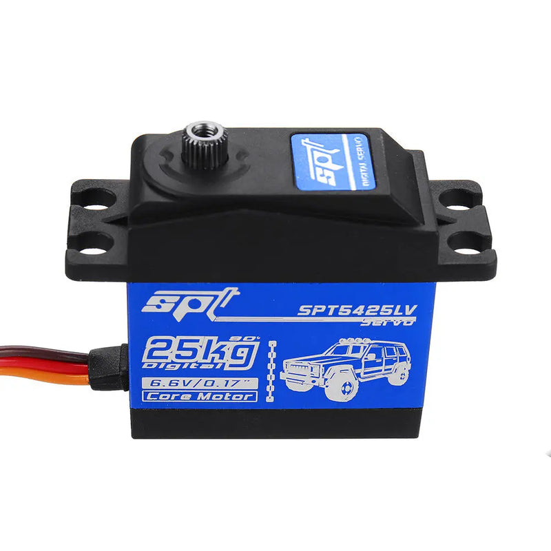 4PCS SPT Servo SPT5425LV 25KG 90 Large Torque Digital Metal Gear Servo For 1:8 1:10 RC Robot Car Boat