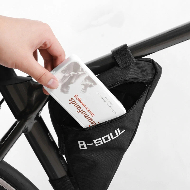 Bike Bicycle Bag Front Tube Frame Handlebar Waterproof Cycling Bags Triangle Pouch Frame Holder Bicycle Accessories